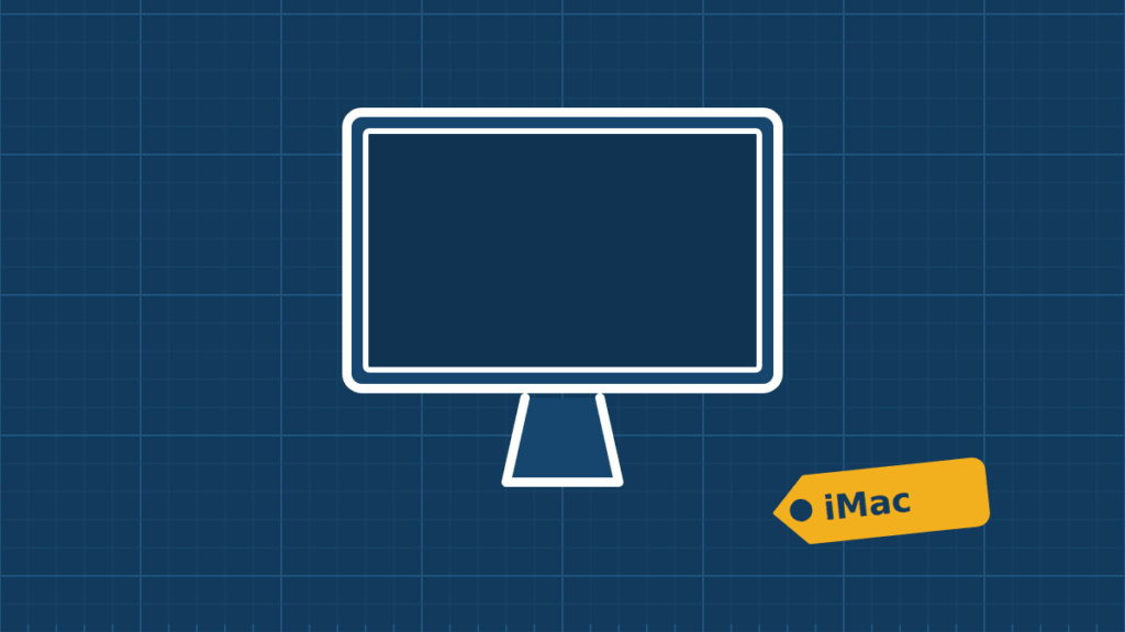 Illustration of an iMac