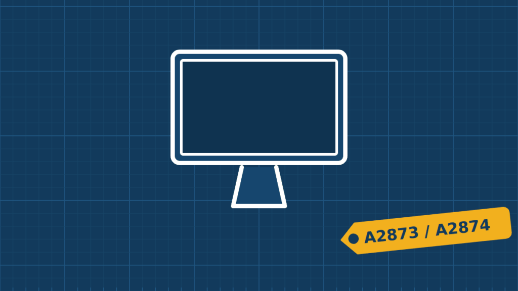 Illustration of a iMac 24″ M3 being repaired