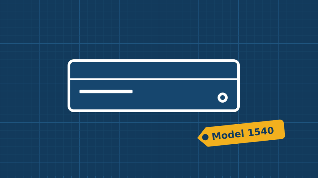 Illustration of a Xbox One original (Model 1540)