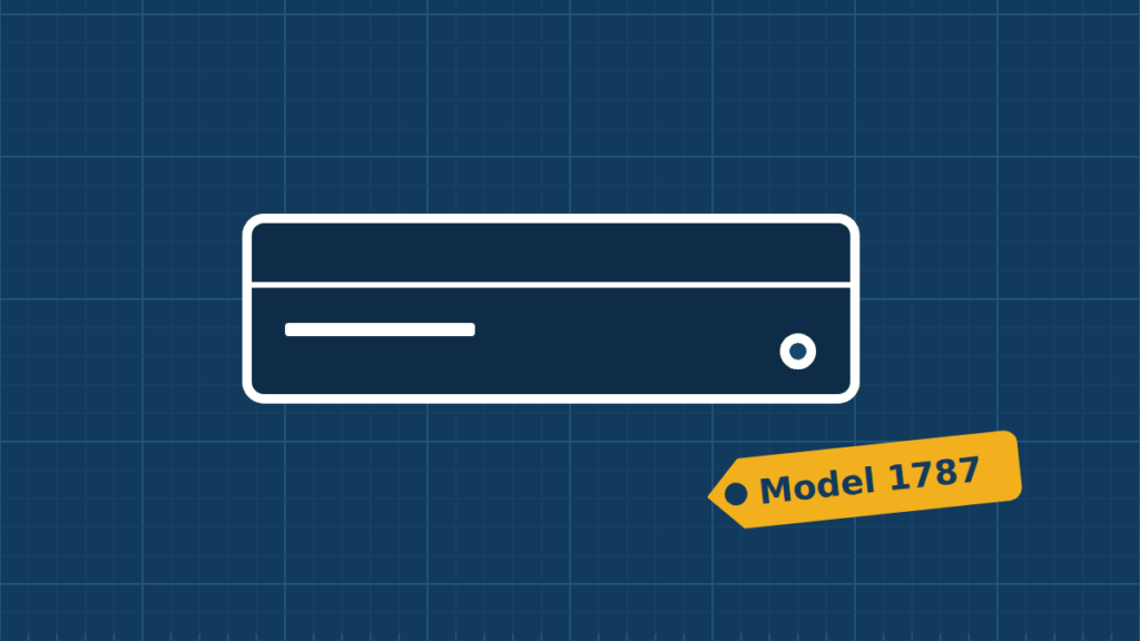 Illustration of a Xbox One X (Model 1787)