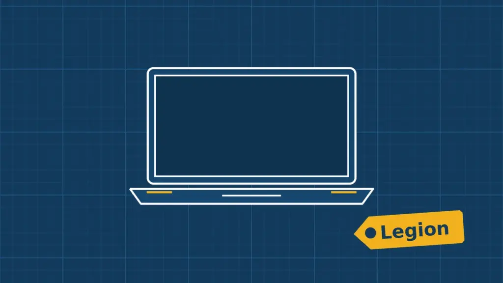 Illustration of a Lenovo Legion and LOQ being repaired